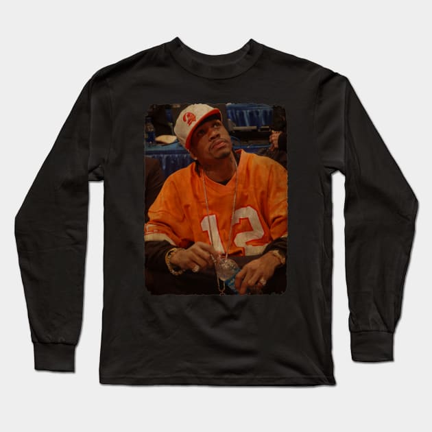 Allen Iverson - Style Vintage Long Sleeve T-Shirt by Milu Milu